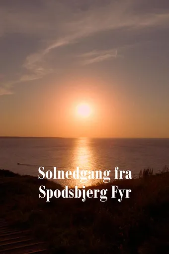 Solnedgang fra Spodsbjerg Fyr